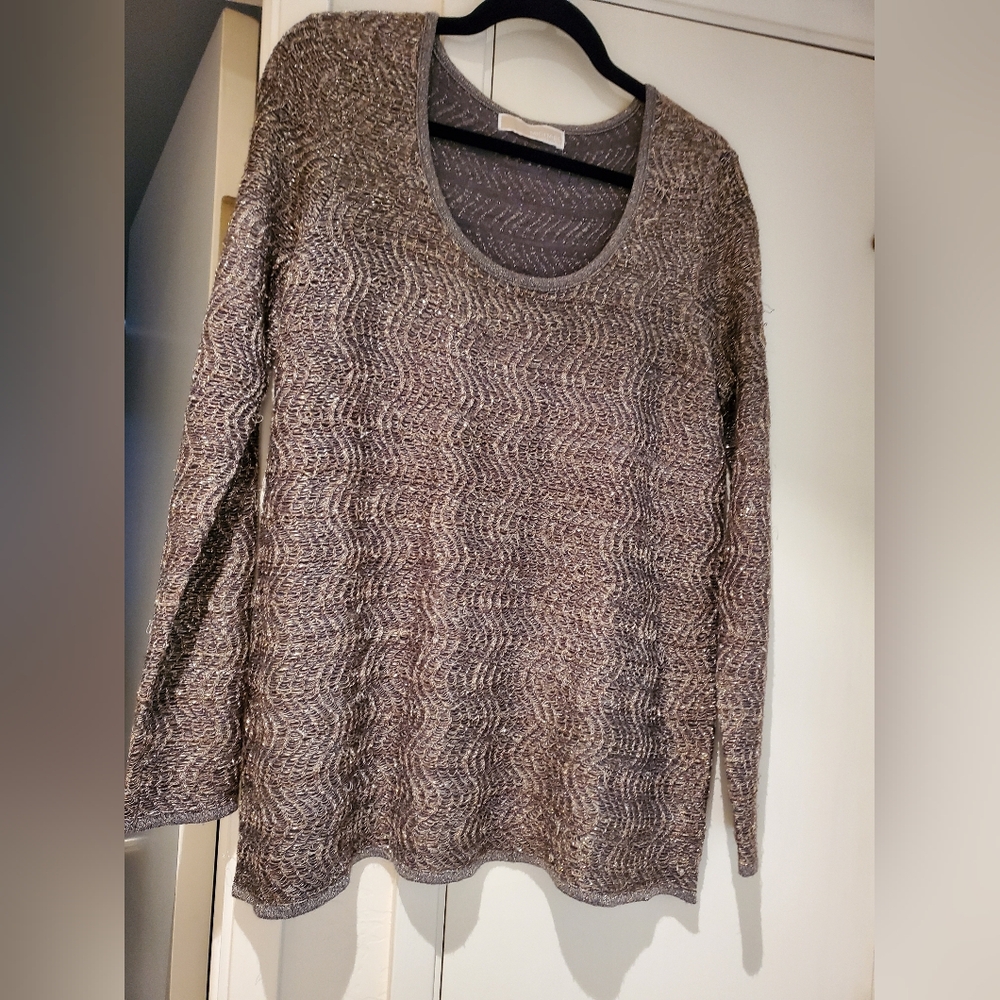 Michael KORS WOOL COTTON BLEND TUNIC LARGE